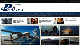 What Publika.az website looked like in 2021 (3 years ago)