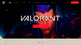 What Playvalorant.com website looked like in 2021 (3 years ago)