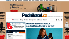 What Podnikatel.cz website looked like in 2021 (3 years ago)