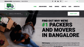 What Packersmoversinbangalore.co.in website looked like in 2021 (4 years ago)