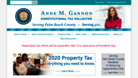 What Pbctax.com website looked like in 2021 (3 years ago)