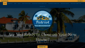 What Patriotinspect.com website looked like in 2021 (4 years ago)