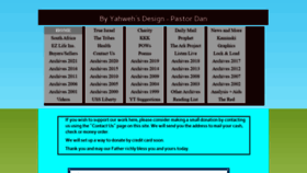 What Pastordan.net website looked like in 2021 (3 years ago)