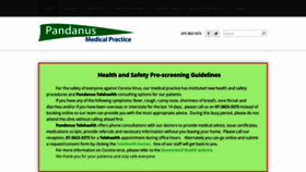 What Pandanusmedicalpractice.com.au website looked like in 2021 (3 years ago)