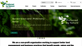 What Preferredbynature.org website looked like in 2021 (3 years ago)