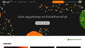 What Polakpotrafi.pl website looked like in 2021 (3 years ago)