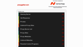What Proxygather.com website looked like in 2021 (3 years ago)