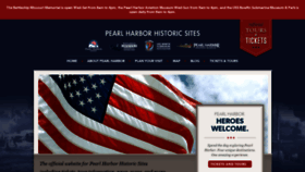 What Pearlharborhistoricsites.org website looked like in 2021 (3 years ago)