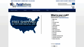 What Postaluniformsonline.com website looked like in 2021 (3 years ago)
