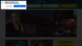 What Portaldofranchising.com.br website looked like in 2021 (5 years ago)