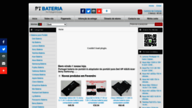 What Ptbateria.pt website looked like in 2021 (3 years ago)