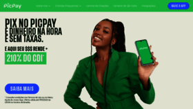 What Picpay.com website looked like in 2021 (3 years ago)