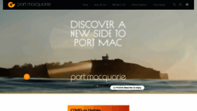 What Portmacquarieinfo.com.au website looked like in 2021 (3 years ago)