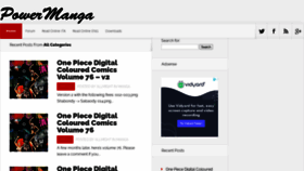 What Powermanga.org website looked like in 2021 (3 years ago)