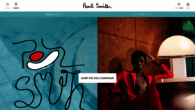 What Paulsmith.co.jp website looked like in 2021 (5 years ago)