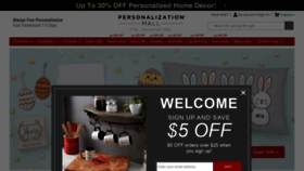 What Personalizationmall.com website looked like in 2021 (3 years ago)
