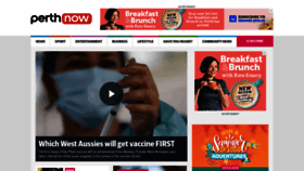 What Perthnow.com.au website looked like in 2021 (3 years ago)