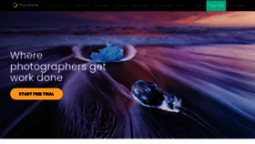 What Photoshelter.com website looked like in 2021 (3 years ago)