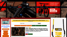 What Pinkbike.com website looked like in 2021 (3 years ago)