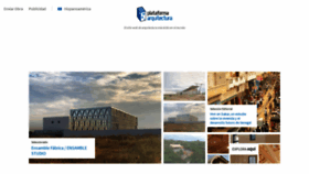 What Plataformaarquitectura.cl website looked like in 2021 (3 years ago)