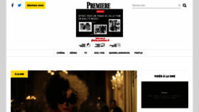 What Premiere.fr website looked like in 2021 (3 years ago)