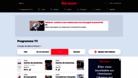 What Programme-tv.net website looked like in 2021 (3 years ago)
