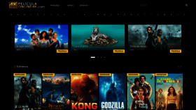 What Peliculaonline4k.com website looked like in 2021 (3 years ago)