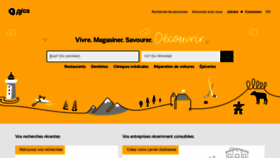 What Pagesjaunes.ca website looked like in 2021 (3 years ago)