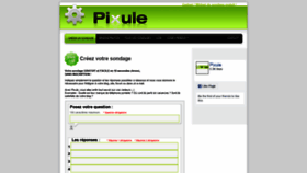 What Pixule.com website looked like in 2021 (3 years ago)