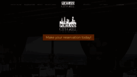 What Portlandcitygrill.com website looked like in 2021 (3 years ago)