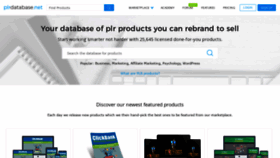 What Plrdatabase.net website looked like in 2021 (3 years ago)