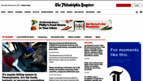 What Philly.com website looked like in 2021 (3 years ago)