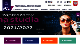 What Pcz.pl website looked like in 2021 (3 years ago)