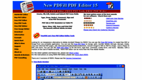 What Pdfill.com website looked like in 2021 (3 years ago)