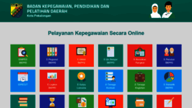 What Pamomong.pekalongankota.go.id website looked like in 2021 (3 years ago)