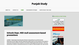 What Punjabstudy.com website looked like in 2021 (3 years ago)
