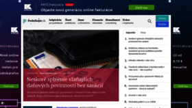 What Podnikajte.sk website looked like in 2021 (3 years ago)