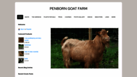 What Penborngoats.com website looked like in 2021 (3 years ago)