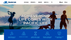 What Pacificlife.com website looked like in 2021 (3 years ago)