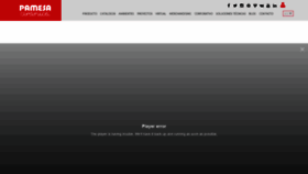 What Pamesa.com website looked like in 2021 (4 years ago)