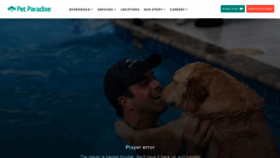 What Petparadise.com website looked like in 2021 (3 years ago)