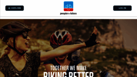What Peopleforbikes.org website looked like in 2021 (3 years ago)