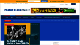 What Pastorchrisonline.org website looked like in 2021 (3 years ago)