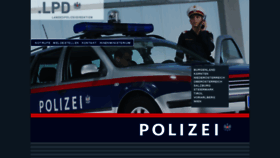 What Polizei.gv.at website looked like in 2021 (3 years ago)