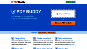 What Pdfbuddy.com website looked like in 2021 (3 years ago)