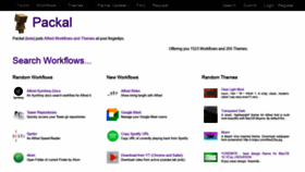 What Packal.org website looked like in 2021 (3 years ago)