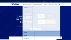 What Profuturo.mx website looked like in 2021 (3 years ago)
