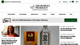 What Peoplespharmacy.com website looked like in 2021 (3 years ago)