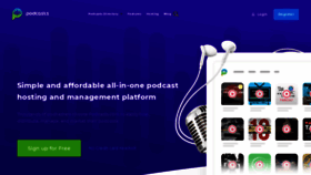 What Podcasts.com website looked like in 2021 (3 years ago)