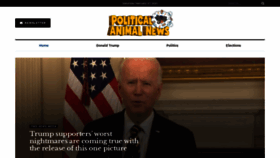 What Politicalanimalnews.com website looked like in 2021 (3 years ago)